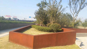 长海耐候钢挡土墙